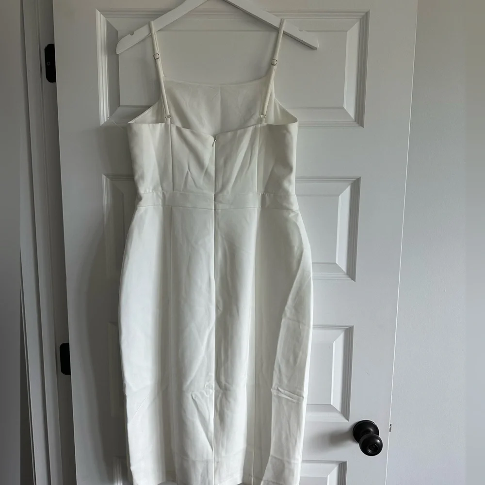 Harlyn Body-con Dress In Off White